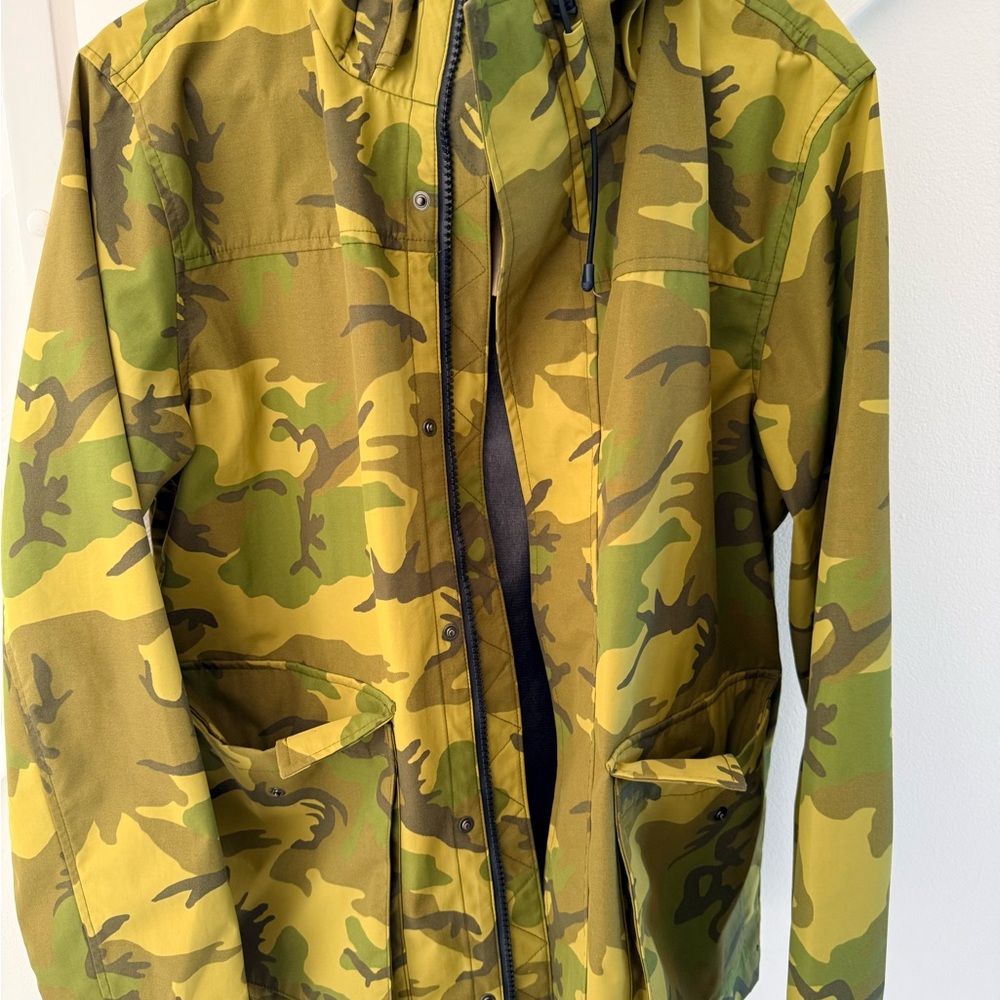 J. Crew Green Camouflage Field Jacket